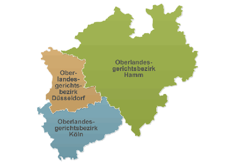 Gerichtsbezirke Nordrhein-Westfalen