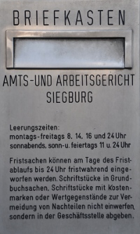 Nachtbriefkasten